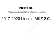 Charger l'image dans la galerie, Front Coated Drilled Slot Disc Brake Rotor Ceramic Pad Kit For 2017-2020 Lincoln MKZ 2.0L KDT-101320