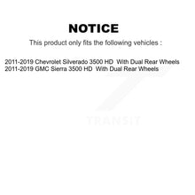 Charger l'image dans la galerie, Front Rear Drilled Slot Disc Brake Rotor Ceramic Pad Kit For GMC Sierra 3500 HD Chevrolet KDT-101361