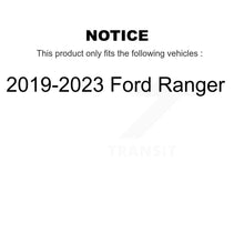 Charger l'image dans la galerie, Front Rear Coated Drilled Slot Disc Brake Rotor Ceramic Pad Kit For 2019-2023 Ford Ranger KDT-101363
