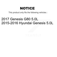 Charger l'image dans la galerie, Front Rear Coat Drill Slot Disc Brake Rotors Ceramic Pad Kit For Hyundai Genesis G80 5.0L KDT-101380
