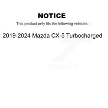 Charger l'image dans la galerie, Front Rear Drilled Slot Brake Rotor Ceramic Pad Kit For 2019-2024 Mazda CX-5 Turbocharged KDT-101385