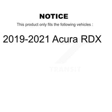 Charger l'image dans la galerie, Rear Coated Drilled Slotted Disc Brake Rotors And Ceramic Pad Kit For 2019-2021 Acura RDX KDT-101409