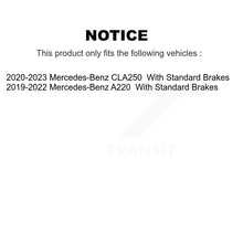 Charger l'image dans la galerie, Rear Coated Drilled Slot Disc Brake Rotor &amp; Ceramic Pad Kit For Mercedes-Benz A220 CLA250 KDT-101411