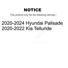 Charger l'image dans la galerie, Front Rear Drill Slot Disc Brake Rotor Ceramic Pad Kit For Hyundai Palisade Kia Telluride KDT-101823