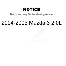 Load image into Gallery viewer, Front Rear Coated Drill Slot Disc Brake Rotors Ceramic Pad Kit For 2004-2005 Mazda 3 2.0L KDT-101840