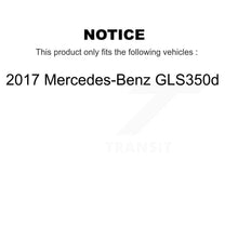 Charger l'image dans la galerie, Front Rear Drilled Slot Disc Brake Rotor &amp; Ceramic Pad Kit For 2017 Mercedes-Benz GLS350d KDT-101867