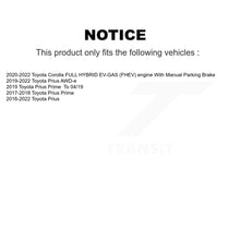 Load image into Gallery viewer, Front Rear Drilled Slot Brake Rotors Ceramic Pad Kit For Toyota Corolla Prius Prime AWD-e KDT-101872