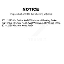 Charger l'image dans la galerie, Front Rear Coated Drill Slot Disc Brake Rotor Ceramic Pad Kit For Hyundai Kona Kia Seltos KDT-101888