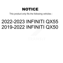 Charger l'image dans la galerie, Front Rear Coated Drilled Slotted Disc Brake Rotor Ceramic Pad Kit For INFINITI QX50 QX55 KDT-101917