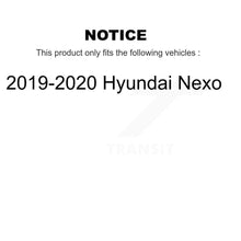 Charger l'image dans la galerie, Front Rear Coated Drill Slot Disc Brake Rotors Ceramic Pad Kit For 2019-2020 Hyundai Nexo KDT-101922