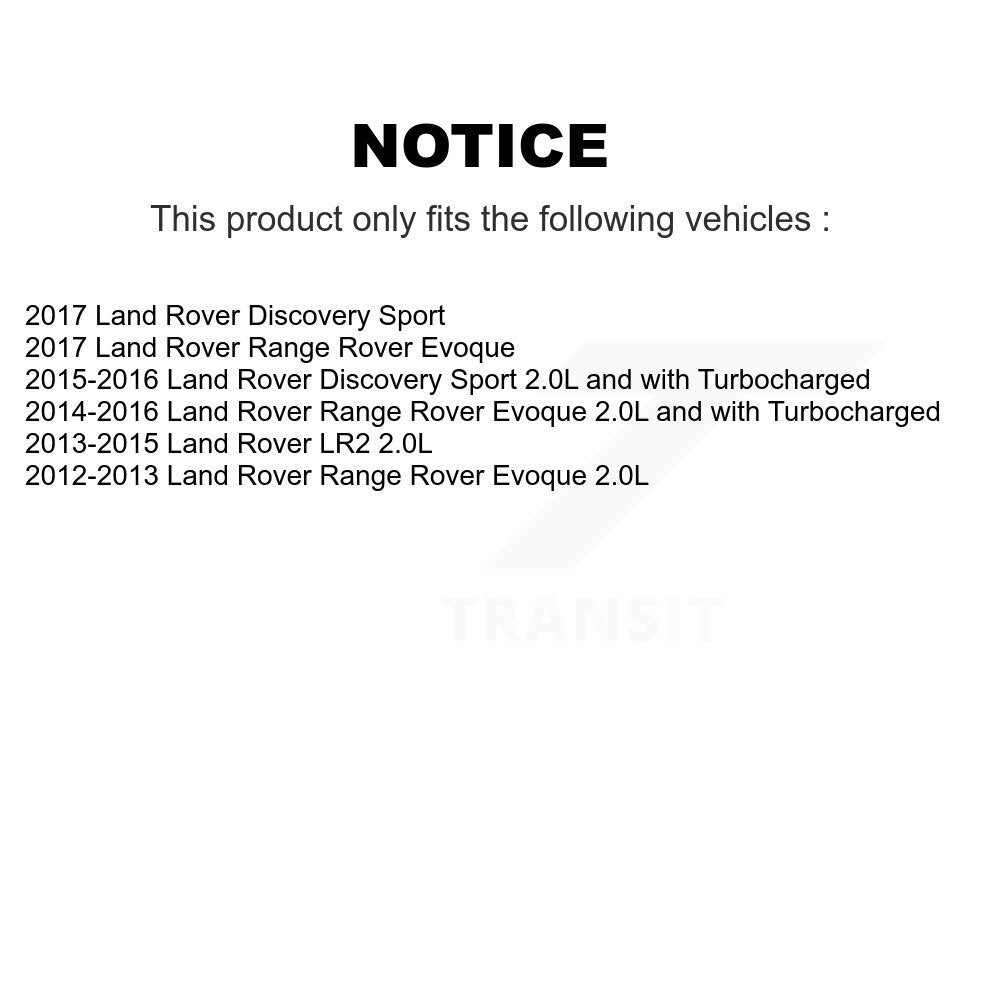 Air Cabin Engine Oil Filters (6 Total) Kit For Land Rover Range Evoque Discovery