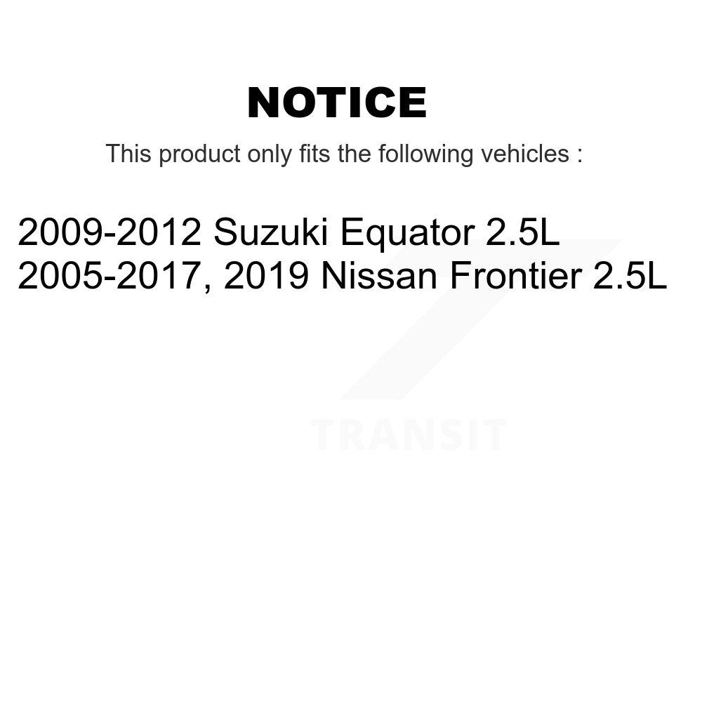 Air Cabin Engine Oil Filters (6 Total) Kit For Nissan Frontier Suzuki Equator