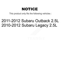 Load image into Gallery viewer, Air Cabin Engine Oil Filters (6 Total) Kit For Subaru Outback Legacy 2.5L