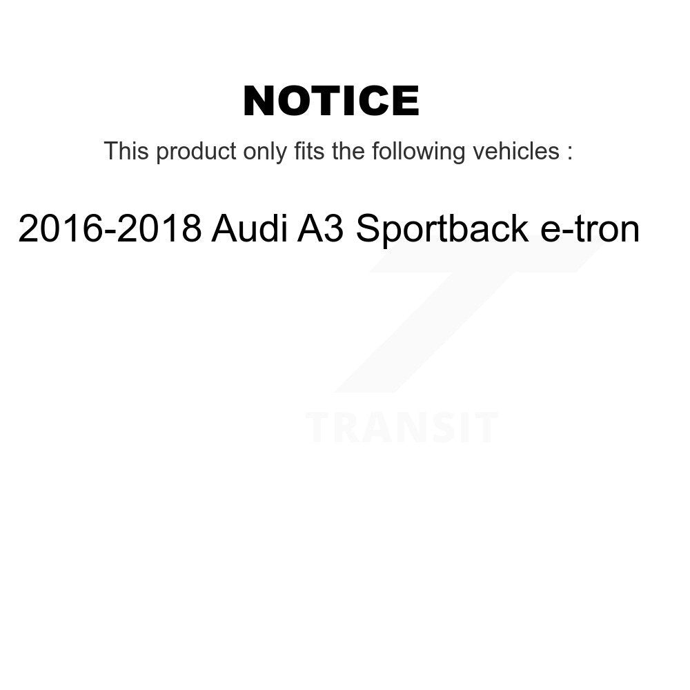 Air Cabin Engine Oil Filters (9 Total) Kit For 16-18 Audi A3 Sportback e-tron