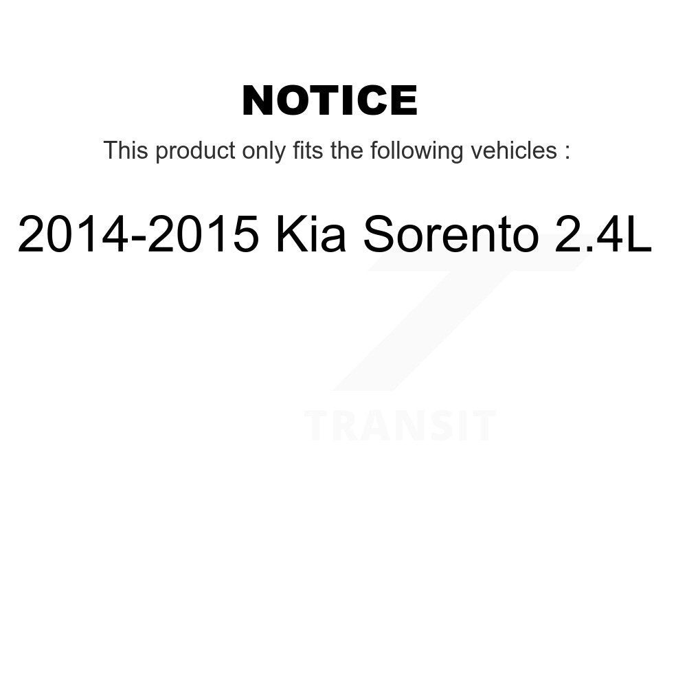 Air Cabin Engine Oil Filters (9 Total) Kit For 2014-2015 Kia Sorento 2.4L
