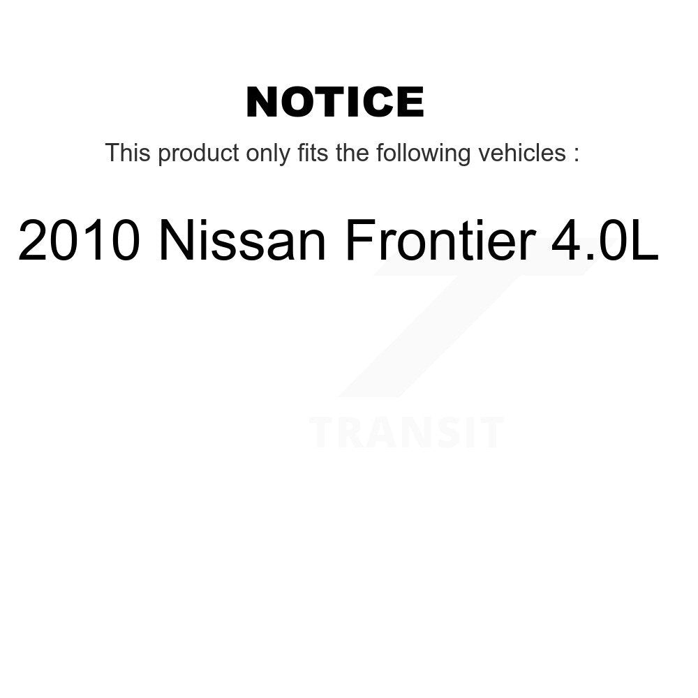 Air Cabin Engine Oil Filters (9 Total) Kit For 2010 Nissan Frontier 4.0L