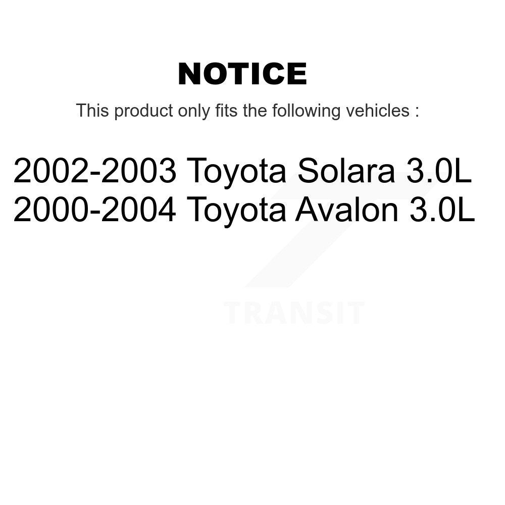 Air Cabin Engine Oil Filters (9 Total) Kit For Toyota Avalon Solara 3.0L