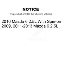 Load image into Gallery viewer, Air Cabin Engine Oil Filters (9 Total) Kit For Mazda 6 2.5L KFM-101534