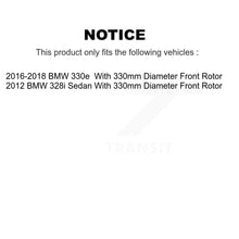 Charger l'image dans la galerie, Front Coat Brake Rotors Ceramic Pad Kit For BMW 328i xDrive 428i Gran Coupe 228i