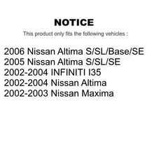 Charger l'image dans la galerie, Front Coated Brake Rotor &amp; Ceramic Pad Kit For Nissan Altima Maxima INFINITI I35