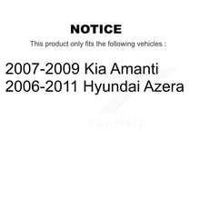 Charger l'image dans la galerie, Front Coated Disc Brake Rotors And Ceramic Pads Kit For Hyundai Azera Kia Amanti