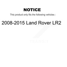 Charger l&#39;image dans la galerie, Kit de rotors de frein à disque à revêtement avant et de plaquettes en céramique pour Land Rover LR2 2008 – 2015 