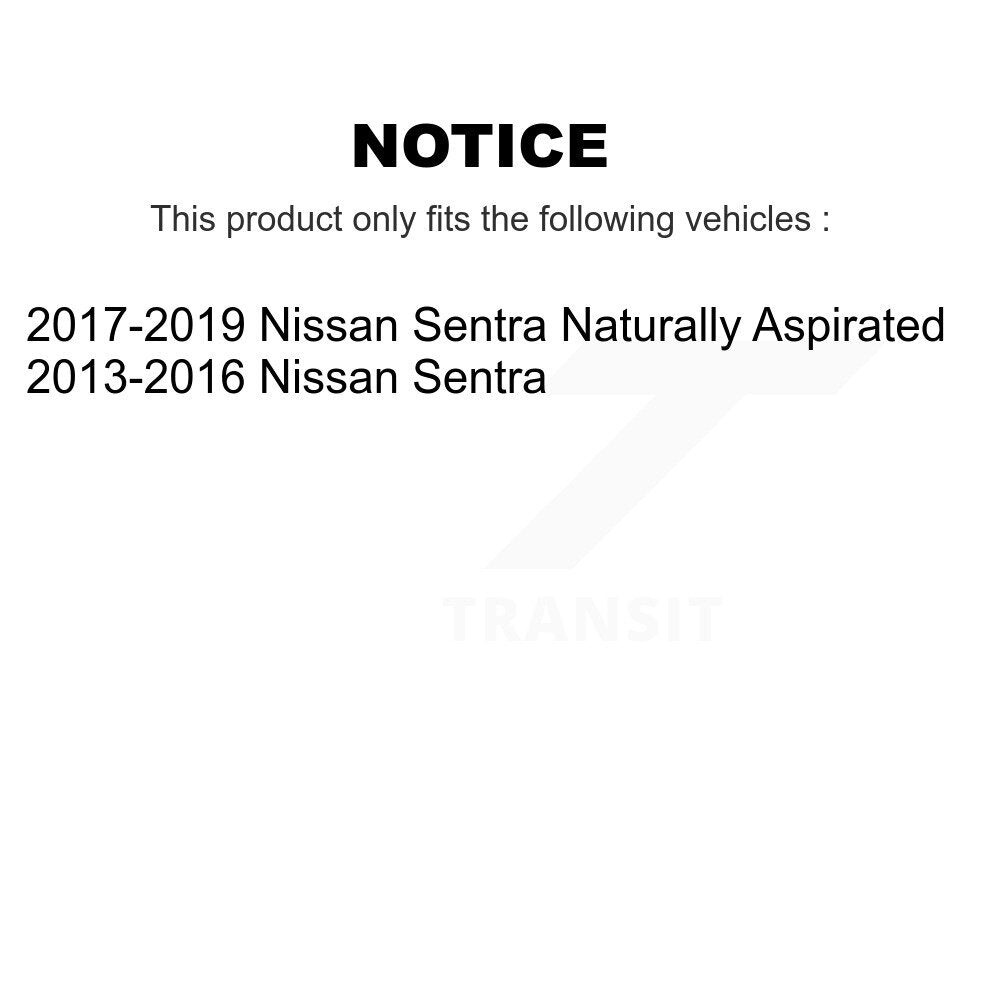 Rotors de frein à disque à revêtement avant et kit de plaquettes en céramique pour Nissan Sentra 