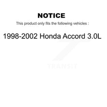 Load image into Gallery viewer, [Front] 1998-2002 Honda Accord 3.0L Premium Coated Rotors &amp; Ceramic Pads Brake Kit For Max Braking