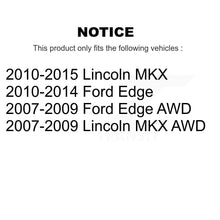Charger l'image dans la galerie, Kit de rotors de frein à disque et de plaquettes en céramique avec revêtement avant, pour Ford Edge Lincoln MKX 