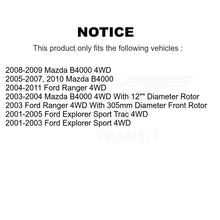 Load image into Gallery viewer, Front Coat Brake Rotor Ceramic Pad Kit For Ford Ranger Explorer Sport Trac Mazda