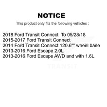 Load image into Gallery viewer, Front Rear Coat Disc Brake Rotor Ceramic Pad Kit For Ford Escape Transit Connect