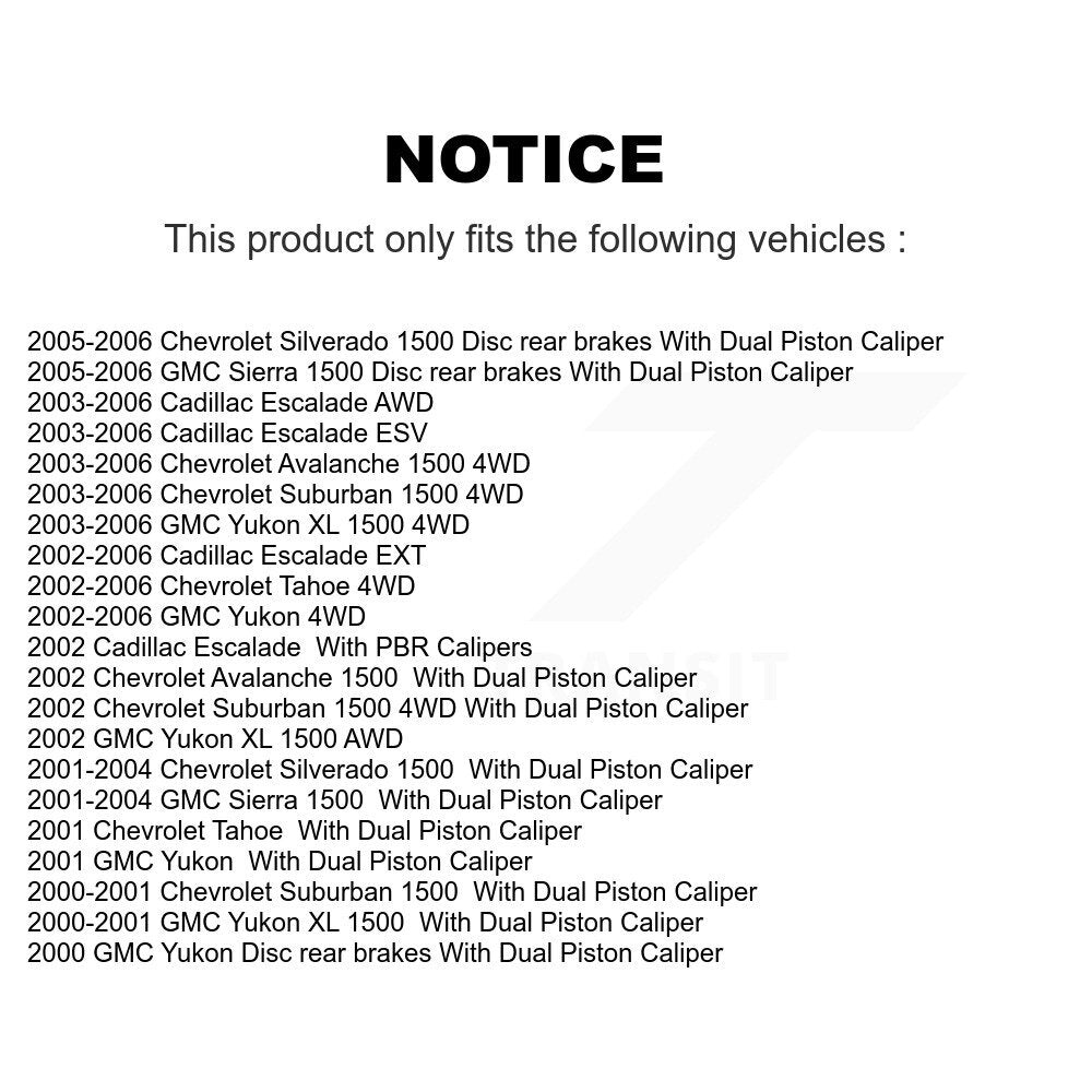 Front Rear Coat Brake Rotors Ceramic Pad Kit For Chevrolet Silverado 1500 GMC XL