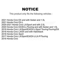 Load image into Gallery viewer, Front Rear Coated Disc Brake Rotors And Ceramic Pads Kit For Honda Civic