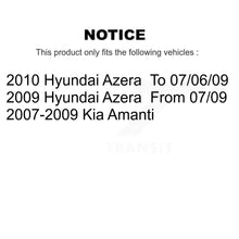 Load image into Gallery viewer, Front Rear Coated Disc Brake Rotors And Ceramic Pad Kit For 2007-2009 Kia Amanti