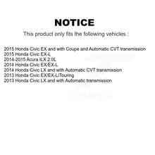 Charger l'image dans la galerie, Front Rear Coated Disc Brake Rotor And Ceramic Pad Kit For Honda Civic Acura ILX