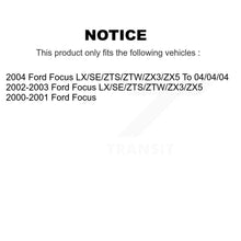 Load image into Gallery viewer, Front Rear Coated Disc Brake Rotors And Ceramic Pads Kit For Ford Focus