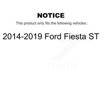 Charger l'image dans la galerie, [Front+Rear] 2014-2019 Ford Fiesta ST Premium Coated Rotors &amp; Ceramic Pads Brake Kit For Max Braking