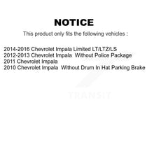 Charger l'image dans la galerie, Front Rear Coated Disc Brake Rotors Ceramic Pad Kit For Chevrolet Impala Limited