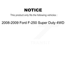 Load image into Gallery viewer, Front Rear Coat Brake Rotors Ceramic Pad Kit For 08-09 Ford F-250 Super Duty 4WD