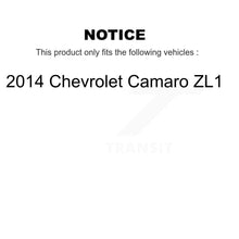 Load image into Gallery viewer, [Front+Rear] 2014 Chevrolet Camaro ZL1 Premium Coated Rotors &amp; Ceramic Pads Brake Kit For Max Braking