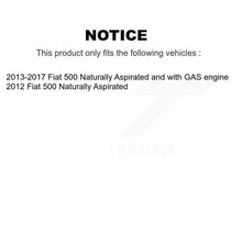 Charger l'image dans la galerie, Front Rear Coated Disc Brake Rotors And Ceramic Pads Kit For Fiat 500