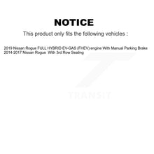 Charger l'image dans la galerie, Front Rear Coated Disc Brake Rotors And Ceramic Pads Kit For Nissan Rogue