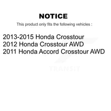 Charger l'image dans la galerie, Front Rear Coated Disc Brake Rotors &amp; Ceramic Pad Kit For Honda Crosstour Accord