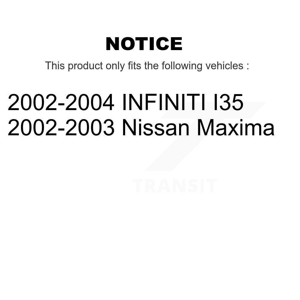 Front Rear Coat Disc Brake Rotors Ceramic Pad Kit For Nissan Maxima INFINITI I35