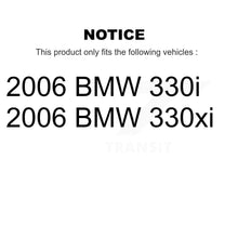 Charger l'image dans la galerie, [Front+Rear] 2006 BMW 330i 330xi Premium Coated Rotors &amp; Ceramic Pads Brake Kit For Max Braking