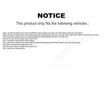 Load image into Gallery viewer, Front Rear Coated Disc Brake Rotors &amp; Ceramic Pad Kit For Land Rover Range Sport