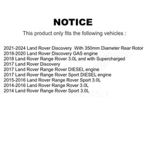 Load image into Gallery viewer, Rear Coat Disc Brake Rotors Ceramic Pad Kit For Land Rover Range Sport Discovery