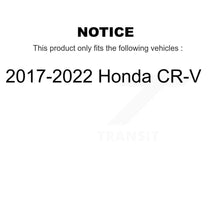 Load image into Gallery viewer, Rear Coated Disc Brake Rotors And Ceramic Pads Kit For 2017-2022 Honda CR-V