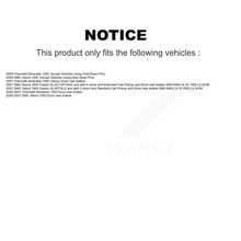 Load image into Gallery viewer, Front Rear Coated Brake Rotor Ceramic Pad Drum Kit (7Pc) For Chevrolet Silverado