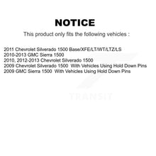 Load image into Gallery viewer, Front Rear Coated Brake Rotors Ceramic Pad Drum Kit For Chevrolet Silverado 1500